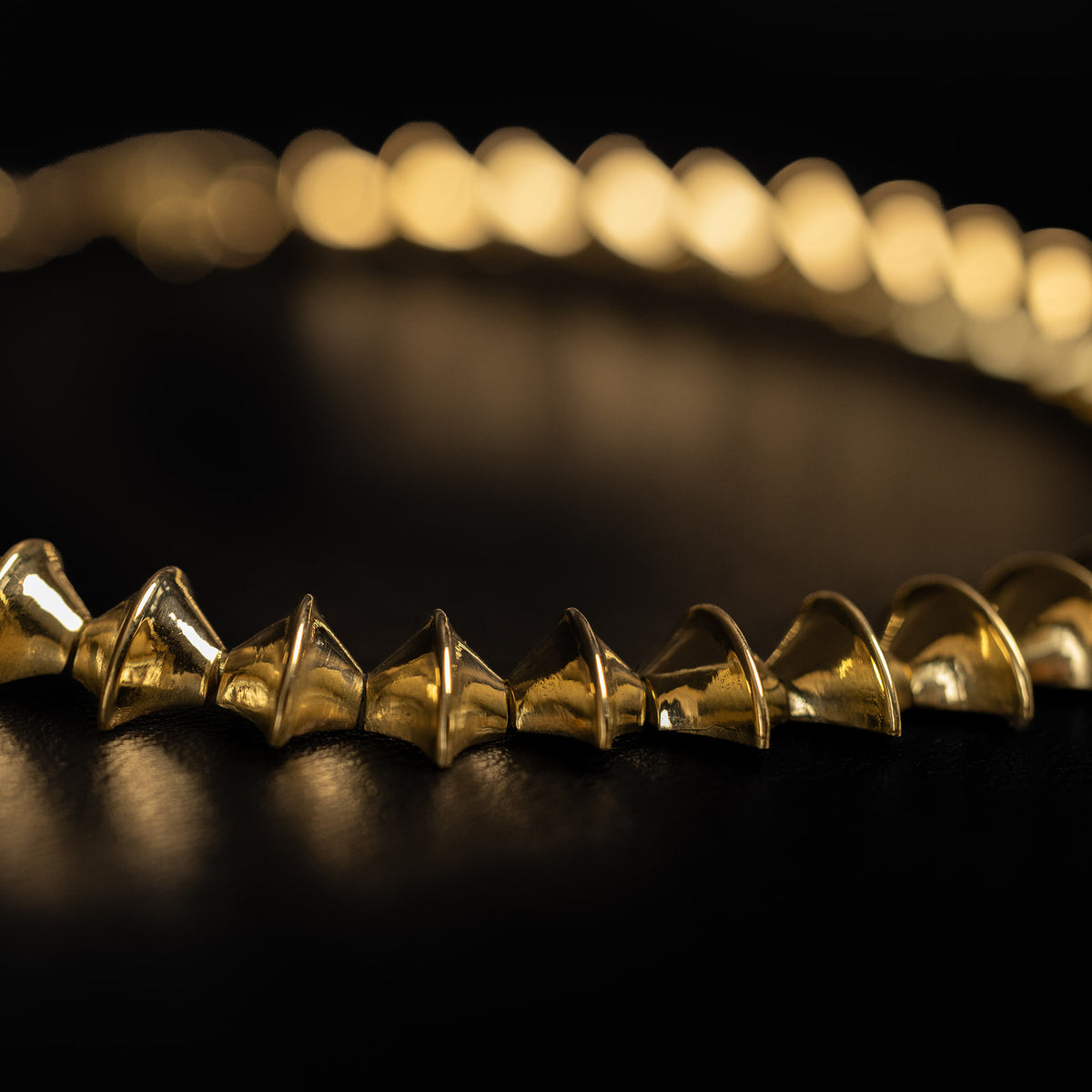 Reptilian | Necklace - Brass