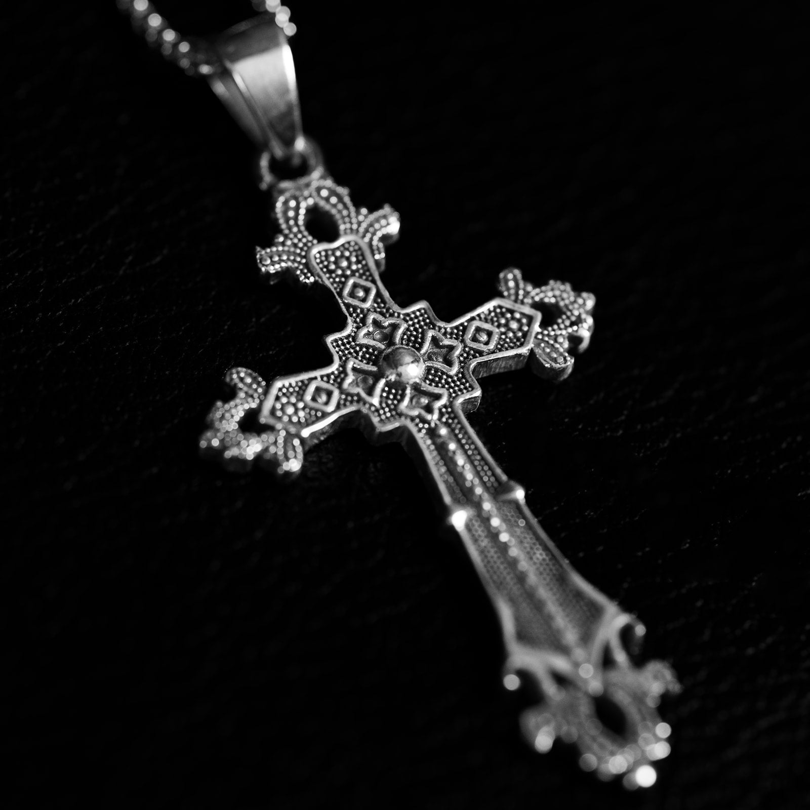 Medieval Cross | Pendant Necklace - 925 Silver