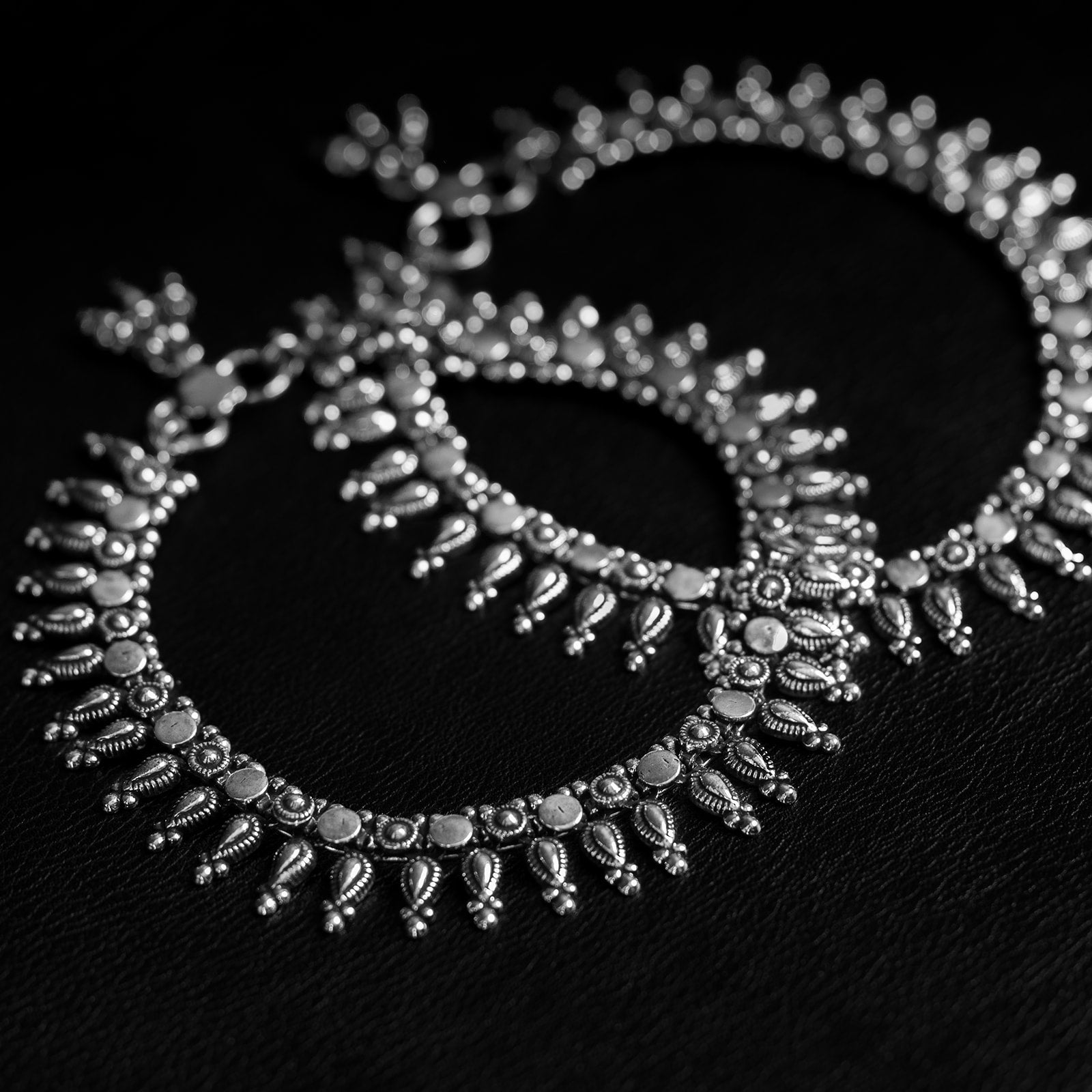 Dakini | Bracelet de cheville - NOIR KĀLA