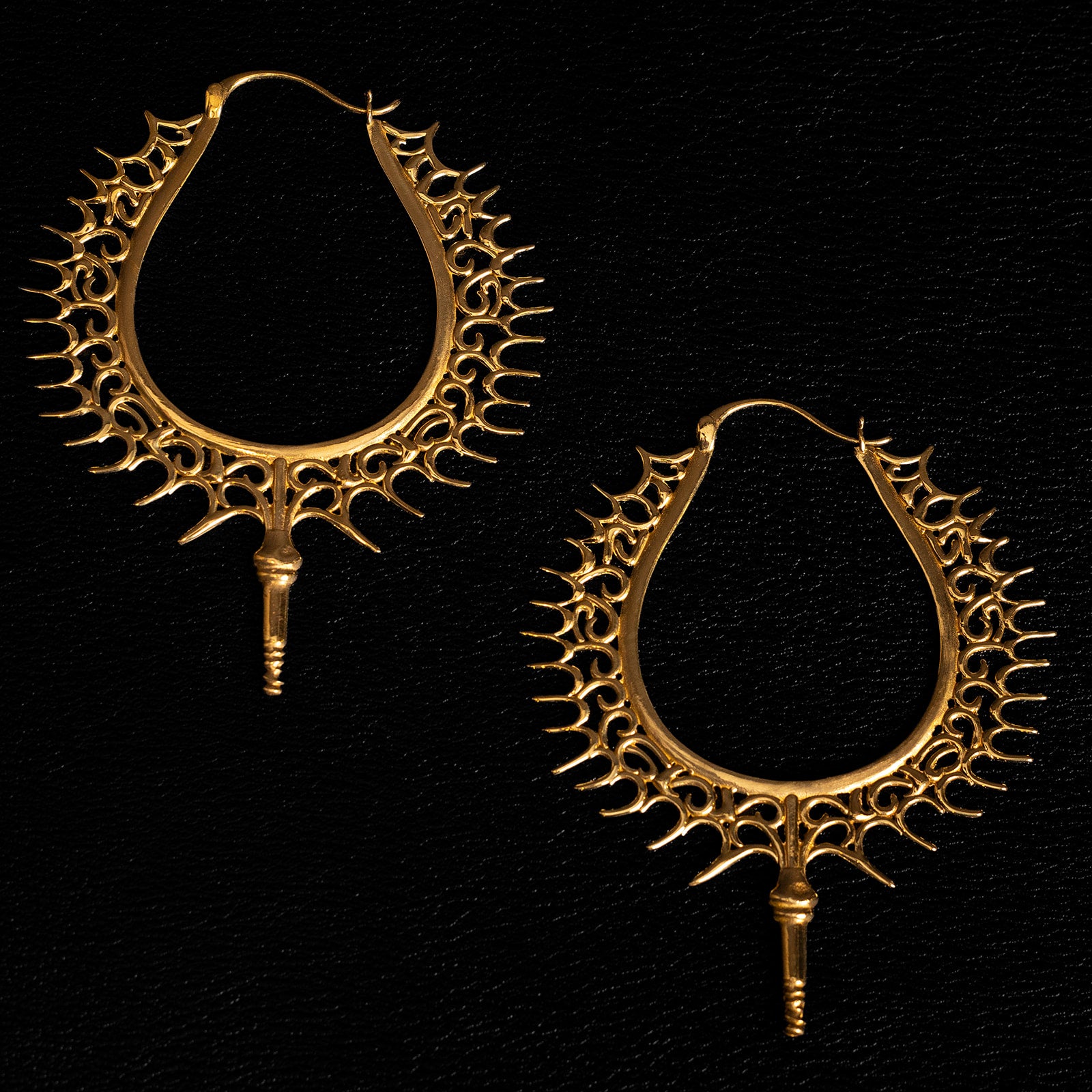 Spiked Relic | Créoles – Laiton