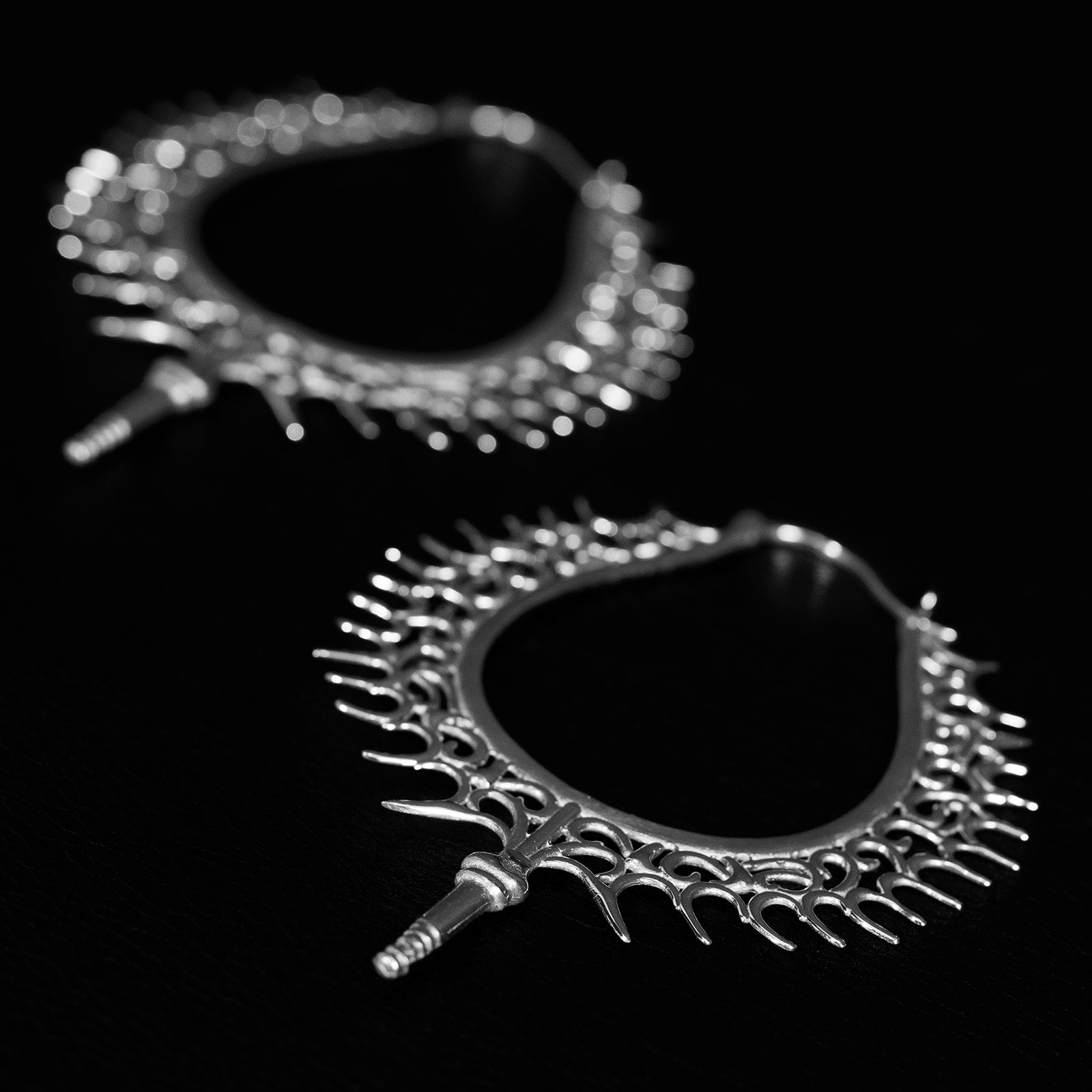 Spiked Relic | Créoles – Argent 925