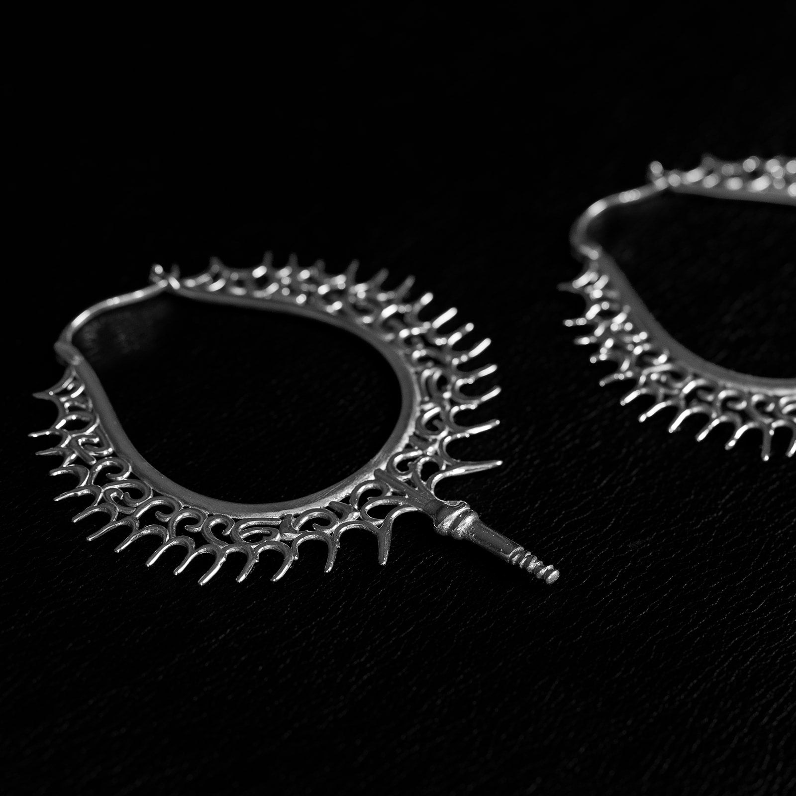 Spiked Relic | Créoles – Argent 925
