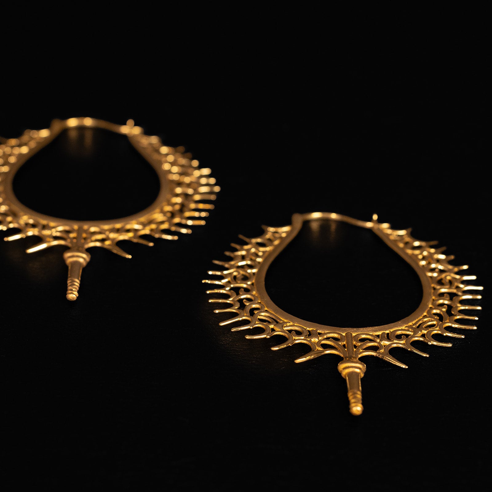Spiked Relic | Créoles – Laiton