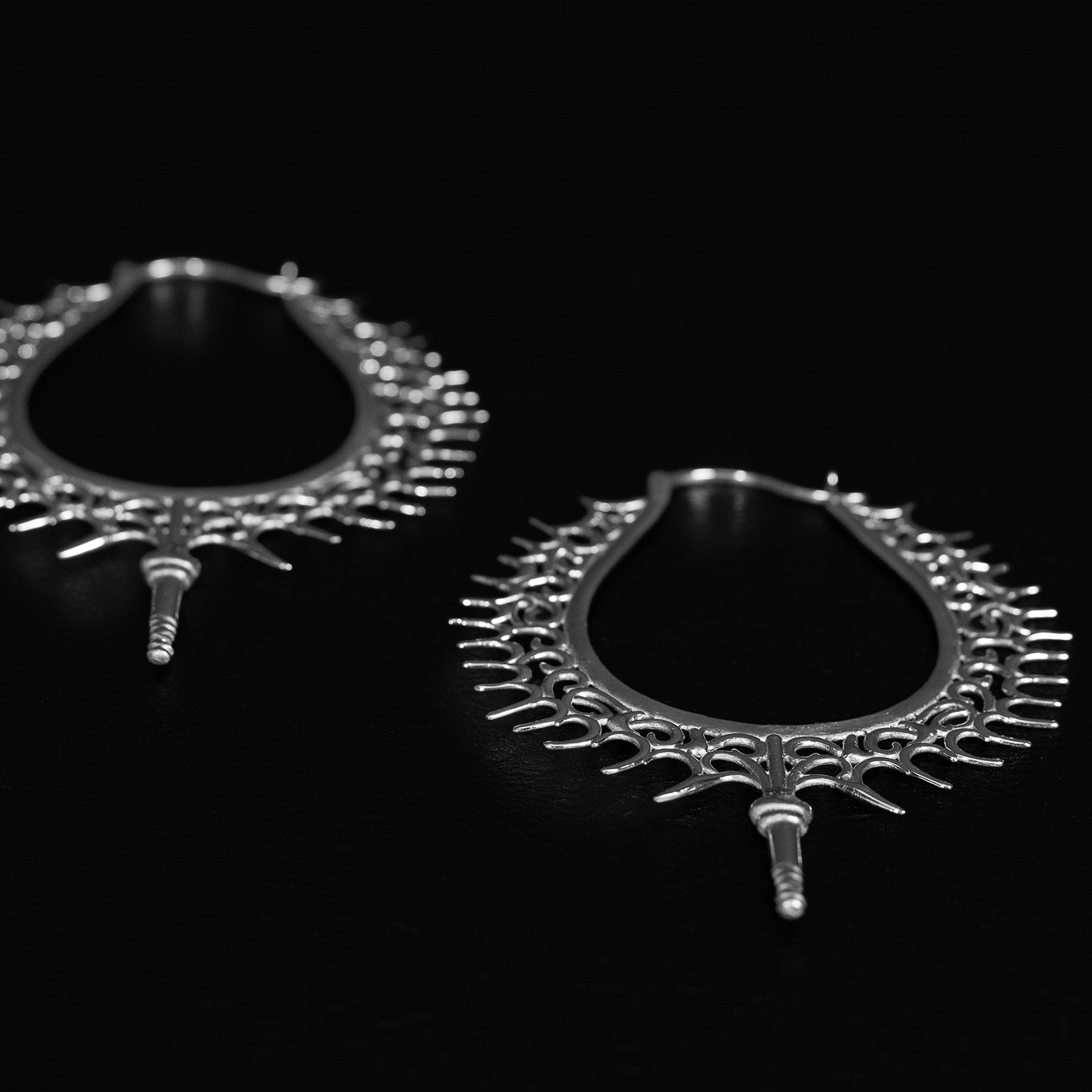 Spiked Relic | Créoles – Argent 925