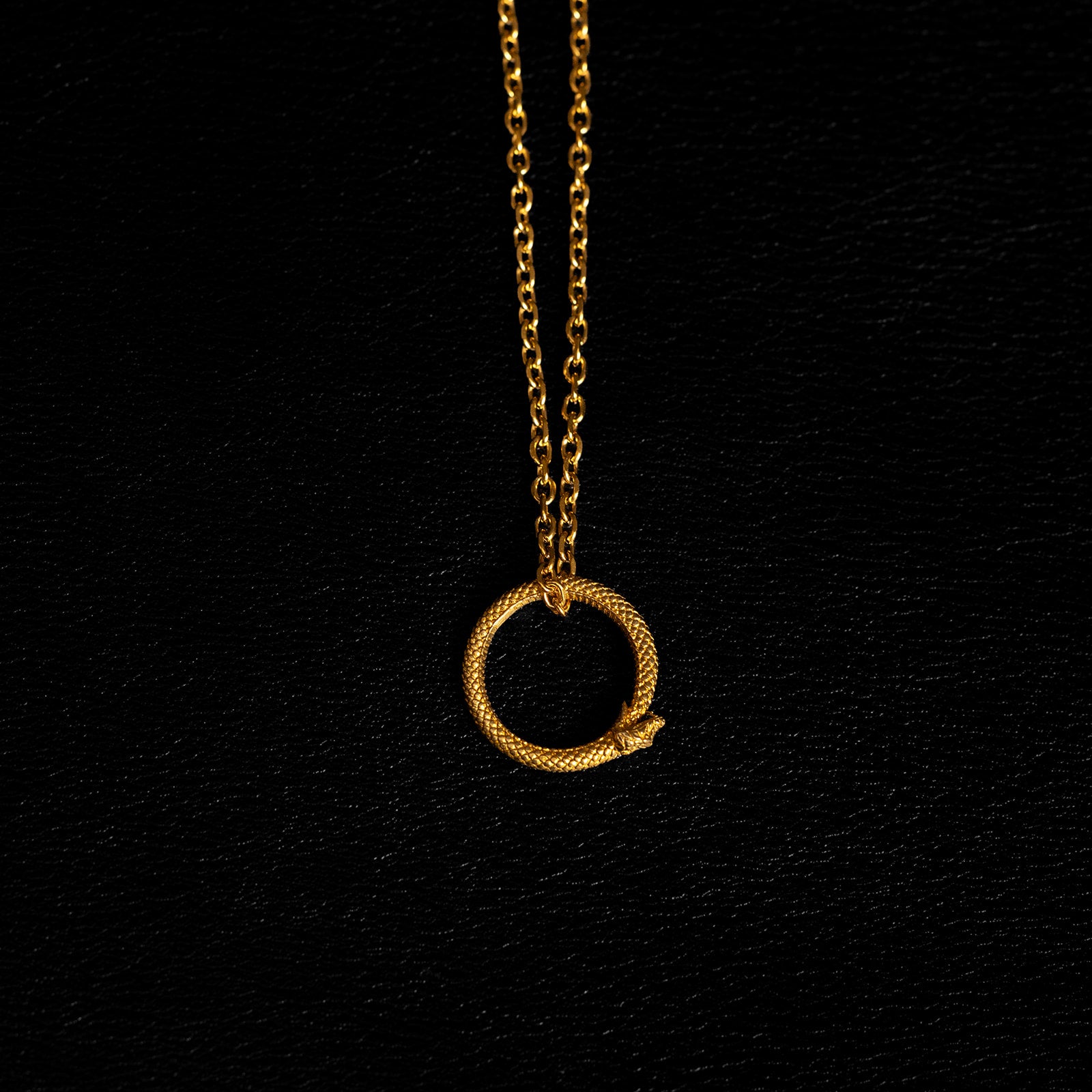 Ouroboros | Collier pendentif - Laiton