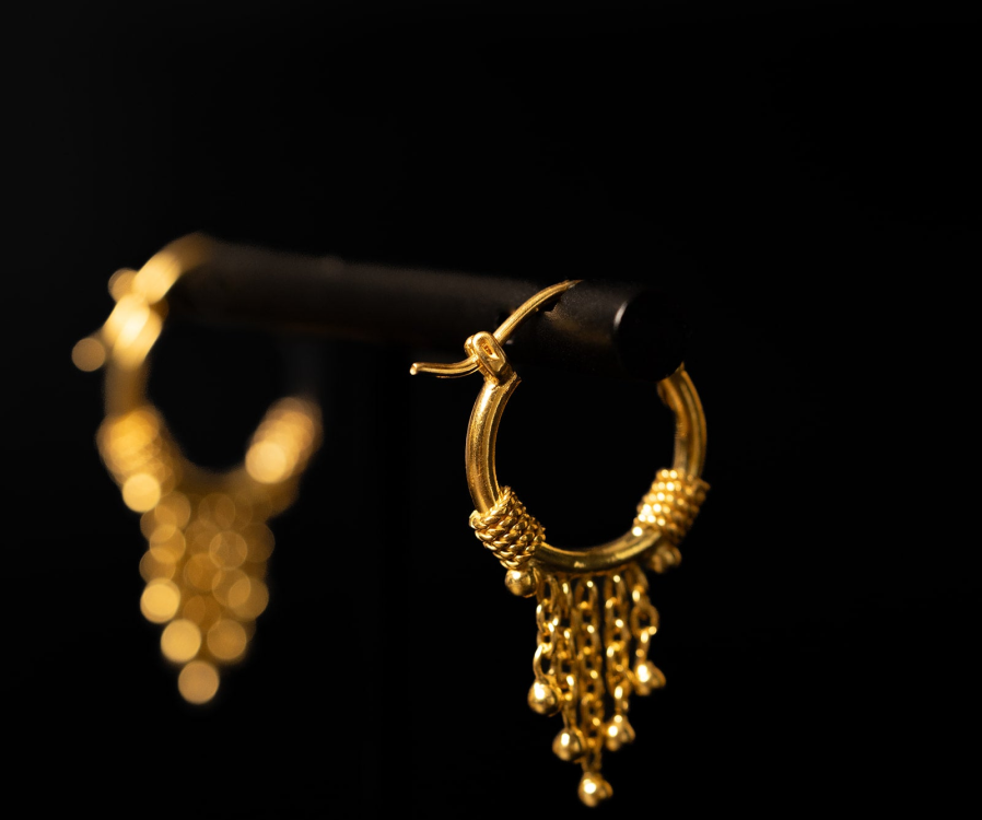 Gold Hoop Earrings Size Guide