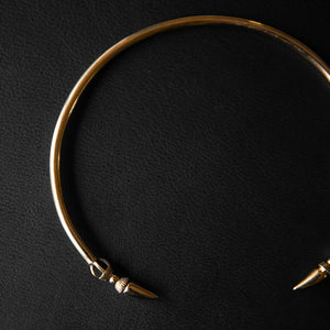 Xeyna Torque | Necklace - Brass