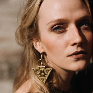 Merkabah | Earrings - Brass