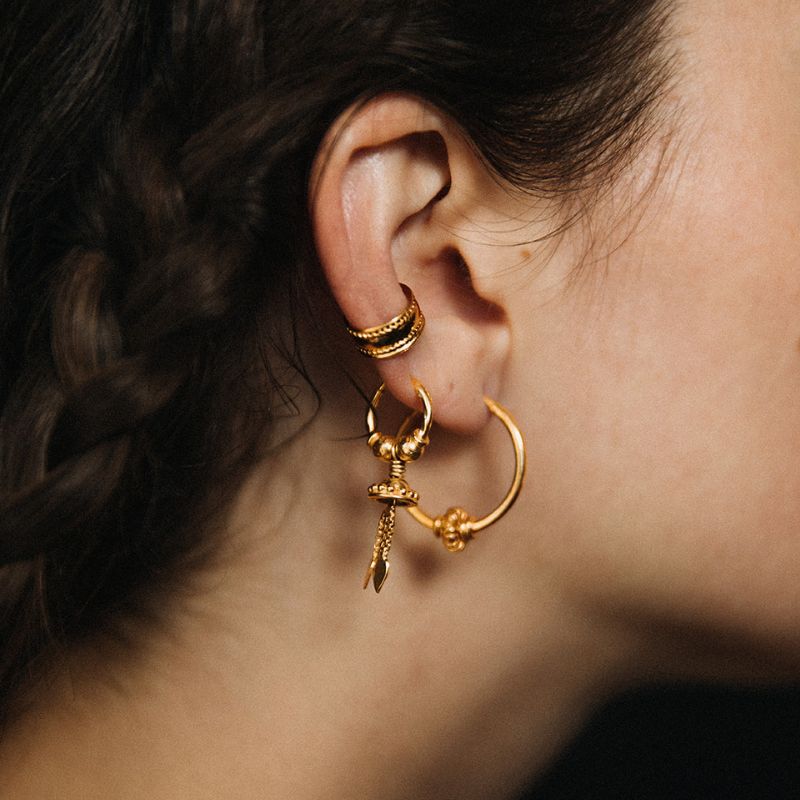 Ancient Future | Hoop Earrings - Gold (18k Sale Collection)