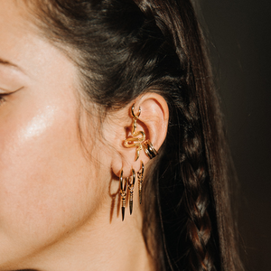 Serpentine | Hoops - Gold