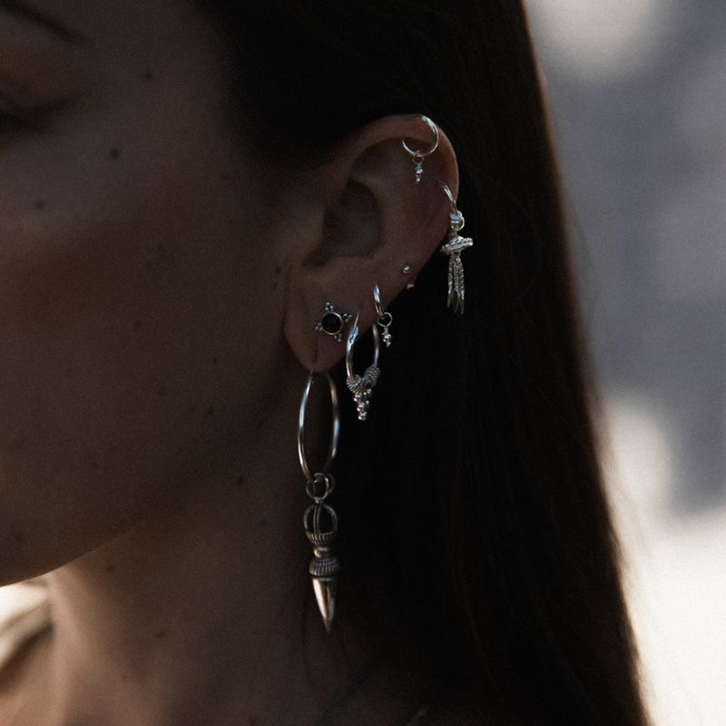Ancient Future | solo Hoop Earring