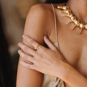 Four Directions | Ring - Brass