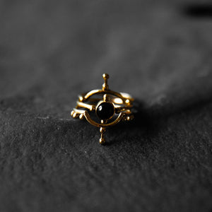 Encoded Beauty | Stacking Trio Rings - Brass